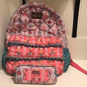 Matilda jane backpack with pencil case
